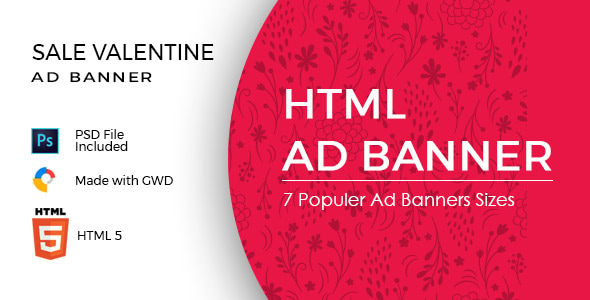 Valentine Day Sale Ad Banners