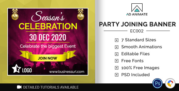 Events & Celebration | Party Joining Banner (EC002)