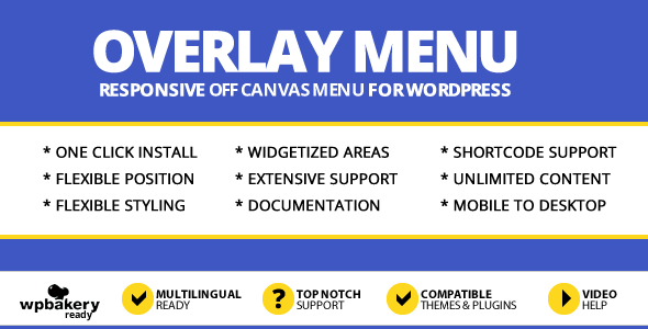 Overlay Menu WordPress Menu Plugin