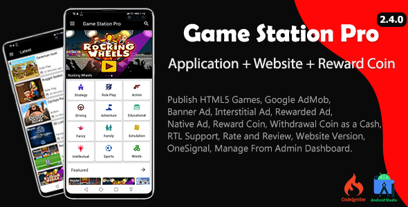 Game Station Pro (Application and Website)