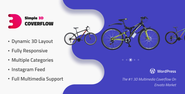 Simple 3D Coverflow Wordpress & WooCommerce Plugin