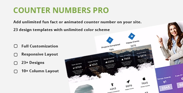 Animated Stat Counter Number Showcase Plugin For Wordpress