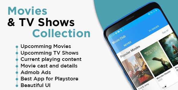 Movies Club App with Admob Ads