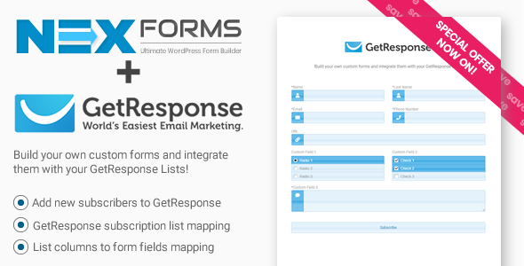 GetResponse for NEX-Forms