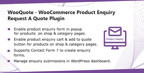 WooQuote - WooCommerce Product Enquiry & Request A Quote Plugin