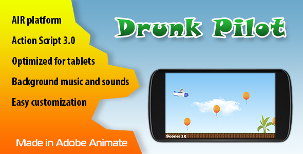 Drunk Pilot for Adobe AIR