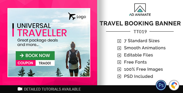 Tour & Travel | Travel Booking Banner (TT019)