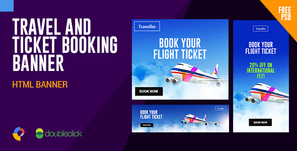 Travel-Ticket Booking-HTML Animated Banner 07