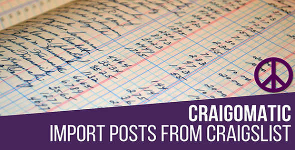 Craigomatic - Craigslist Automatic Post Generator Plugin for WordPress