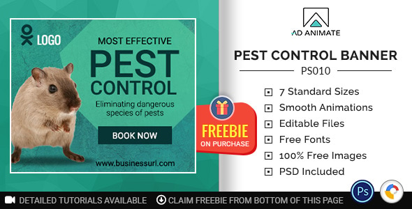 Professional Services | Pest Control Banner (PS010)