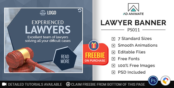 Professional Services | Lawyer Banner (PS011)