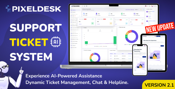 PixelDesk - Support Ticket System With OpenAI