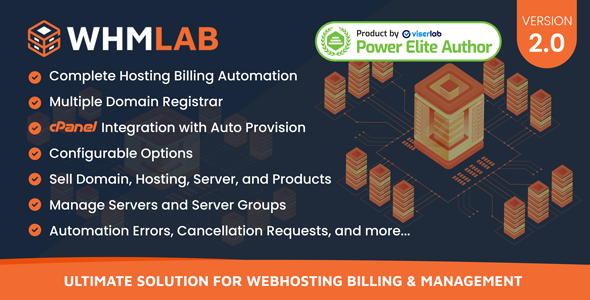 WHMLab - Ultimate Solution For WebHosting Billing And Management