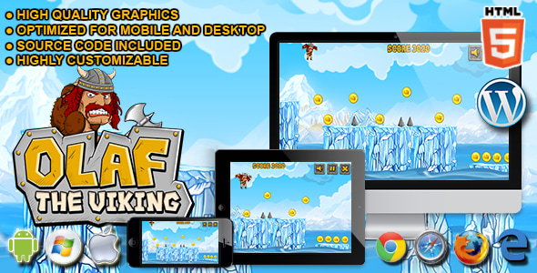 Olaf The Viking - HTML5 Running Game