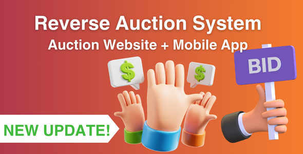 Reverse Auction & Bidding Platform | Complete Auction Software for Your Auction Business