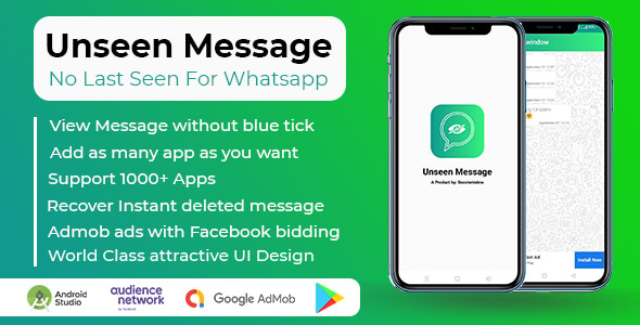 Unseen Message App - No Last Seen for WhatsApp & Other