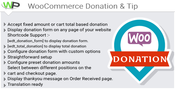 WooCommerce Donation & Tip