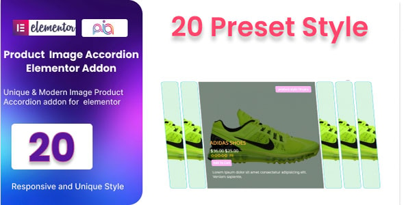 WooCommerce Product Image Accordion Addon For Elementor