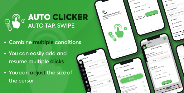 Auto Clicker - Automatic tap - Auto Tapper: Auto Scroll - Click Assistant