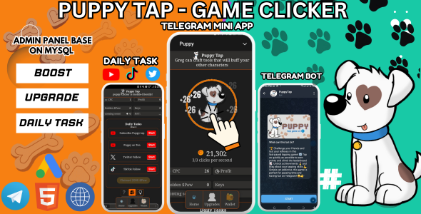 Puppy Tap - Clicker Game