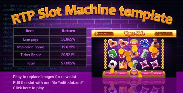 RTP Slot Machine Template