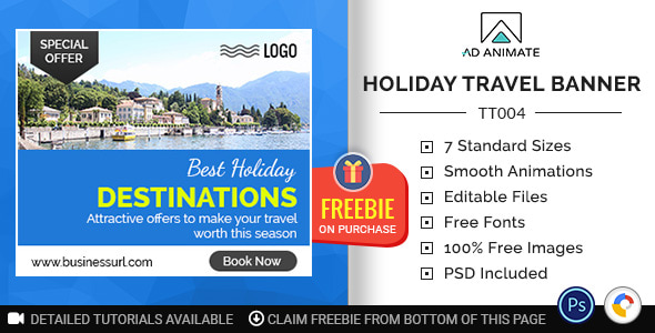 Tour & Travel | Holiday Travel Banner (TT004)