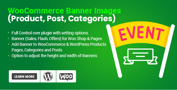 WooCommerce Banner Images (Products, Post, Categories)