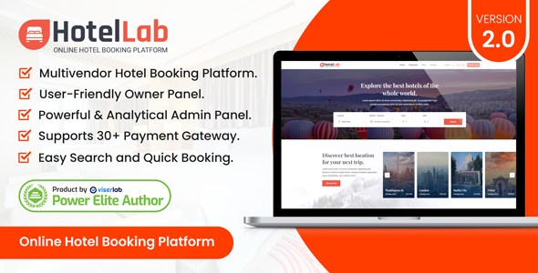 HotelLab - Online Hotel Booking Platform