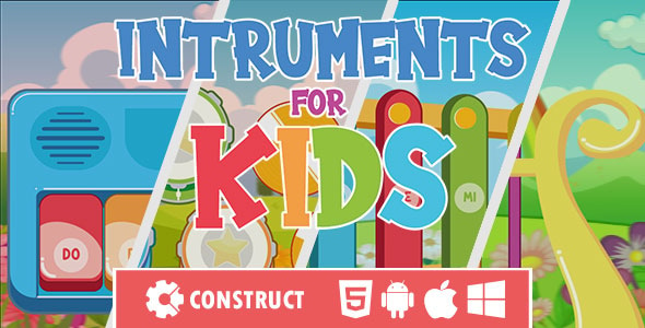 Instruments For Kids - HTML5 Educational Game