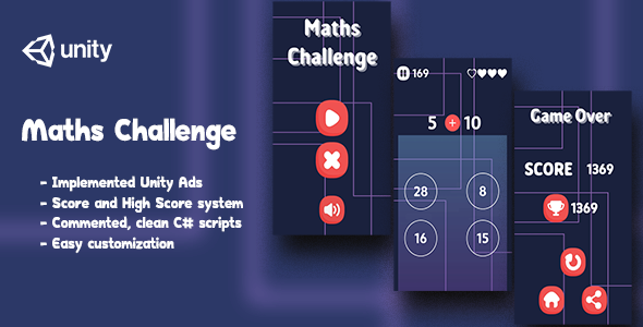 Maths Challenge - Complete Unity Game