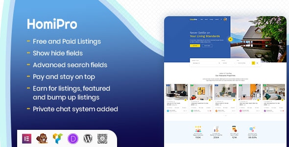 Homipro - Estate Sale and Property Rental WordPress Plugin
