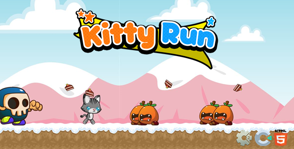 Kitty Run - Construct 2/3 Game