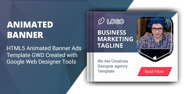 HTML5 Animated Banner Ads Template GWD V1