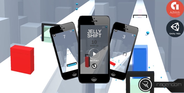 Jelly Shift - Complete Unity Game + Admob