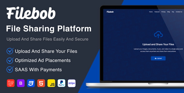 Filebob - File Sharing And Storage Platform