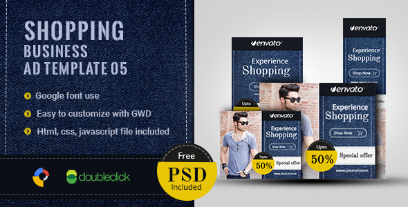 Shopping | HTML5 Google Banner Ad 6