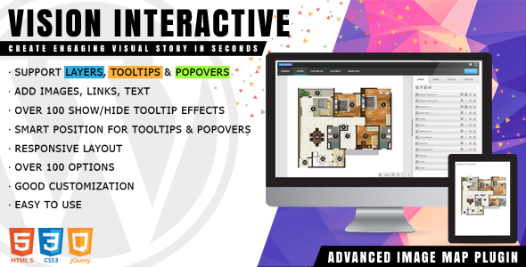 Vision - Interactive Image Map Builder for WordPress