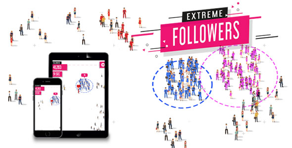 Extreme Followers - HTML5 Game