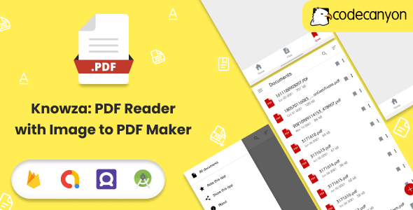 Knowza - pdf reader, pdf viewer, image to pdf - Android 12 Supported