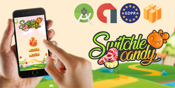 switchle candy - Admob Banner & Interstitial (Android Studio Project +GDPR )