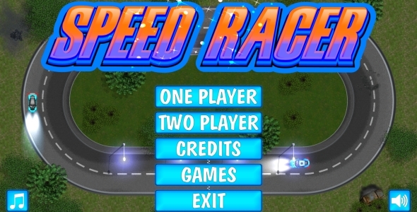 SPEED RACER - HTML5 Mobile Game in FULL HD + 3D + Android AdMob (Construct 3 | Construct 2 | Capx)