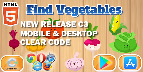 Find Vegetables Educational