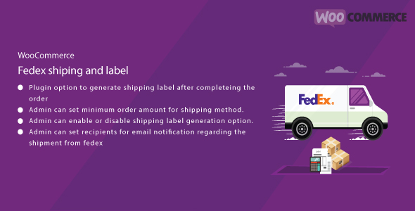 WordPress WooCommerce FedEx Shipping and Label Plugin