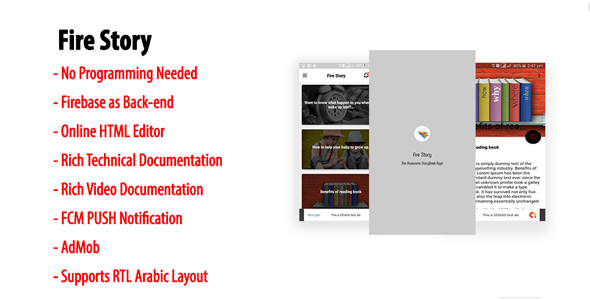 Fire Story | Android Storybook App with Firebase Back-end