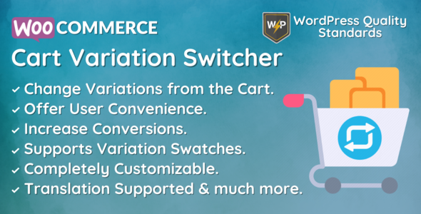 WooCommerce Cart Variation Switcher | Change Variant in Cart