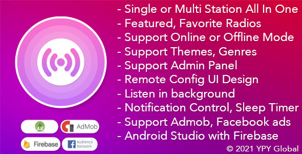 XRadio - Best Radio Template For Android