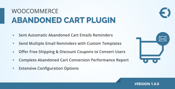 WooCommerce Abandoned Cart Email Plugin, Recover Abandoned Carts