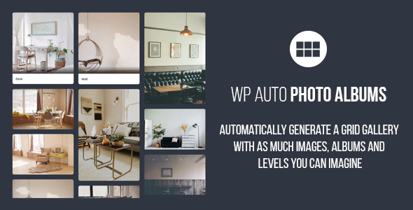 Auto Photo Albums – Wordpress Multi Level Image Grid Gallery