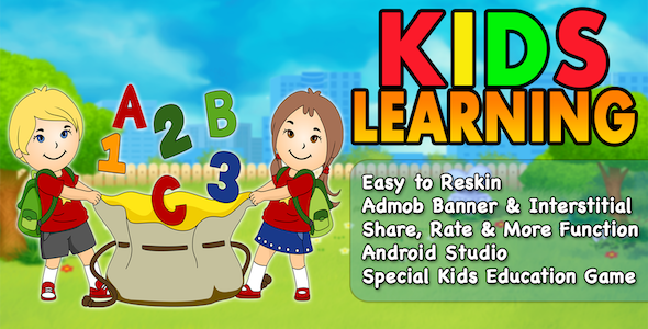 Kids Learning + Kids Education Game + Ready For Publish + Android Game