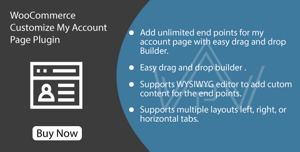WooCommerce Customize My Account Page Plugin